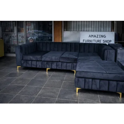 Large L-shaped couch
